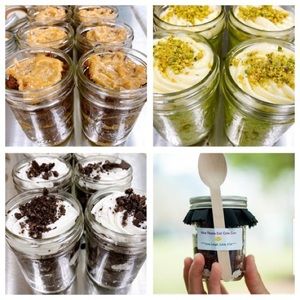 These are my ready to eat Cake in A Jar.